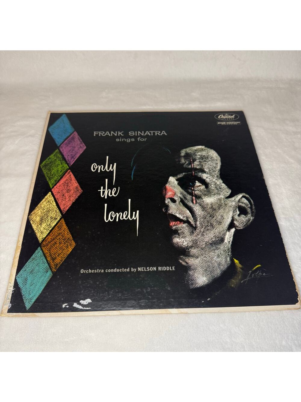 Frank Sinatra Sings For Only The Lonely Vinyl Record Tested